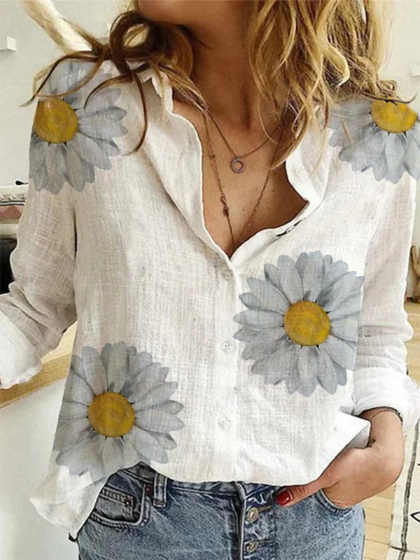 Vintage Cotton Linen Casual Tops Tees Spring Autumn Y2k Tshirt Woman Clothing Fashion T-Shirt Clothes Streetwear T Shirts Women