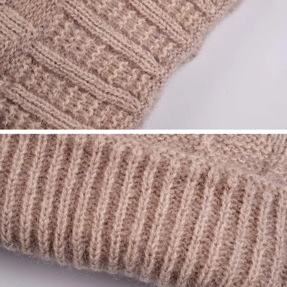Fashion Winter Warm Hats for Women Casual Stacking Knitted Bonnet Caps Men Hats Solid Color Hip Hop Unisex Female Beanies