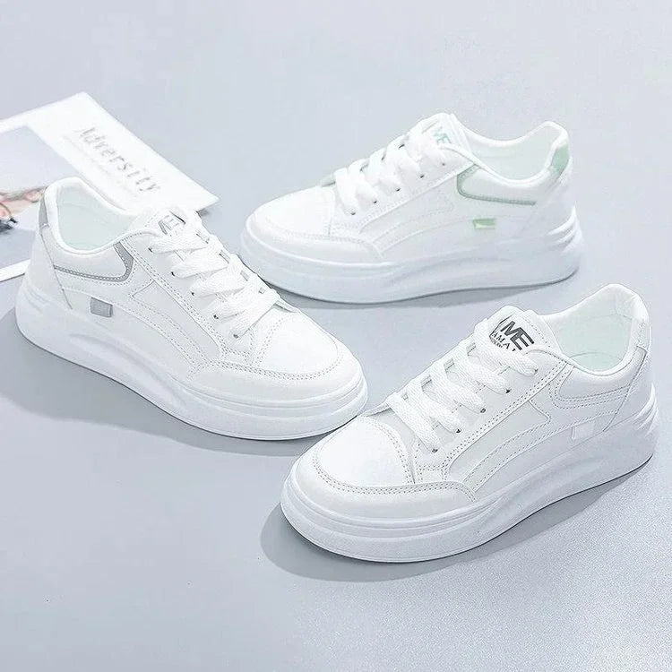 Fashion Women Shoes Summer Thick Sole White Sneaker Breathable Platform Tennis Women Running Shoes Female Casual Sneaker Zapatos