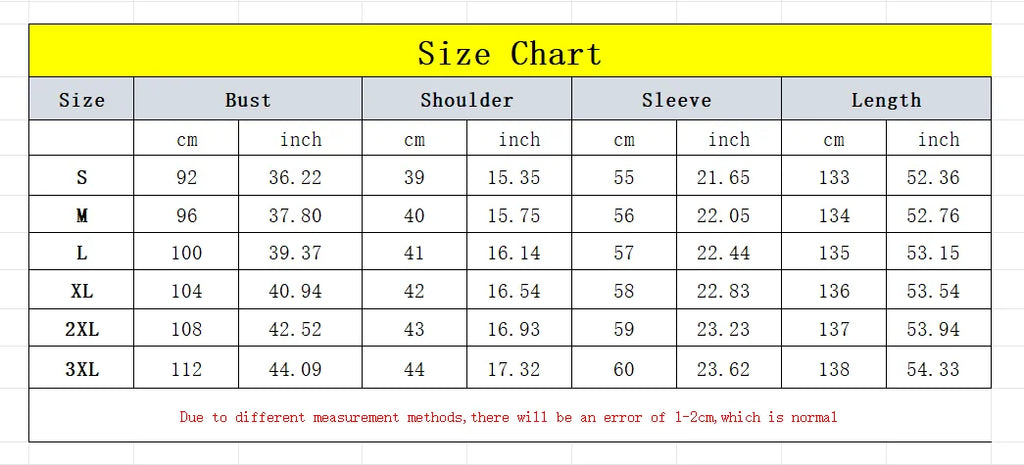 Size chart for women's retro polo neck shirt dress. Includes bust, shoulder, sleeve, and length measurements in cm and inches for sizes S to 3XL.