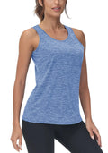TACVASEN Womens Quick Dry Workout Tank Tops Lightweight Cool Moisture Yoga Shirt Stretch Crew Neck Sleeveless Athletic Vest