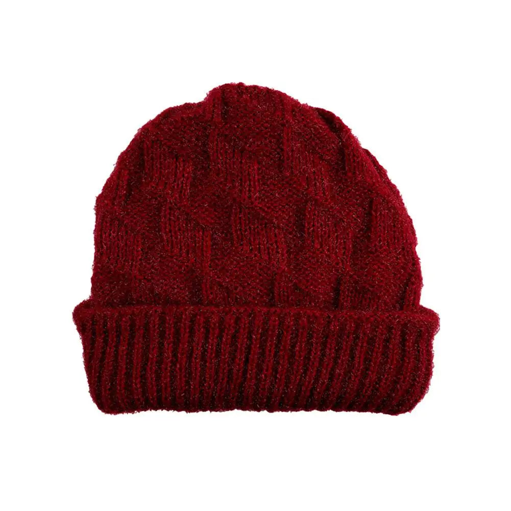 Fashion Winter Warm Hats for Women Casual Stacking Knitted Bonnet Caps Men Hats Solid Color Hip Hop Unisex Female Beanies
