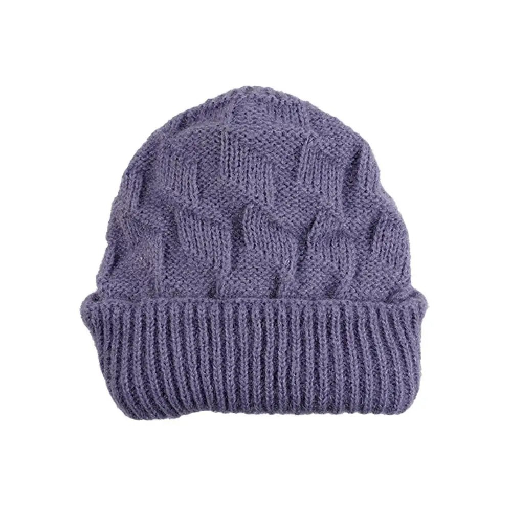 Fashion Winter Warm Hats for Women Casual Stacking Knitted Bonnet Caps Men Hats Solid Color Hip Hop Unisex Female Beanies