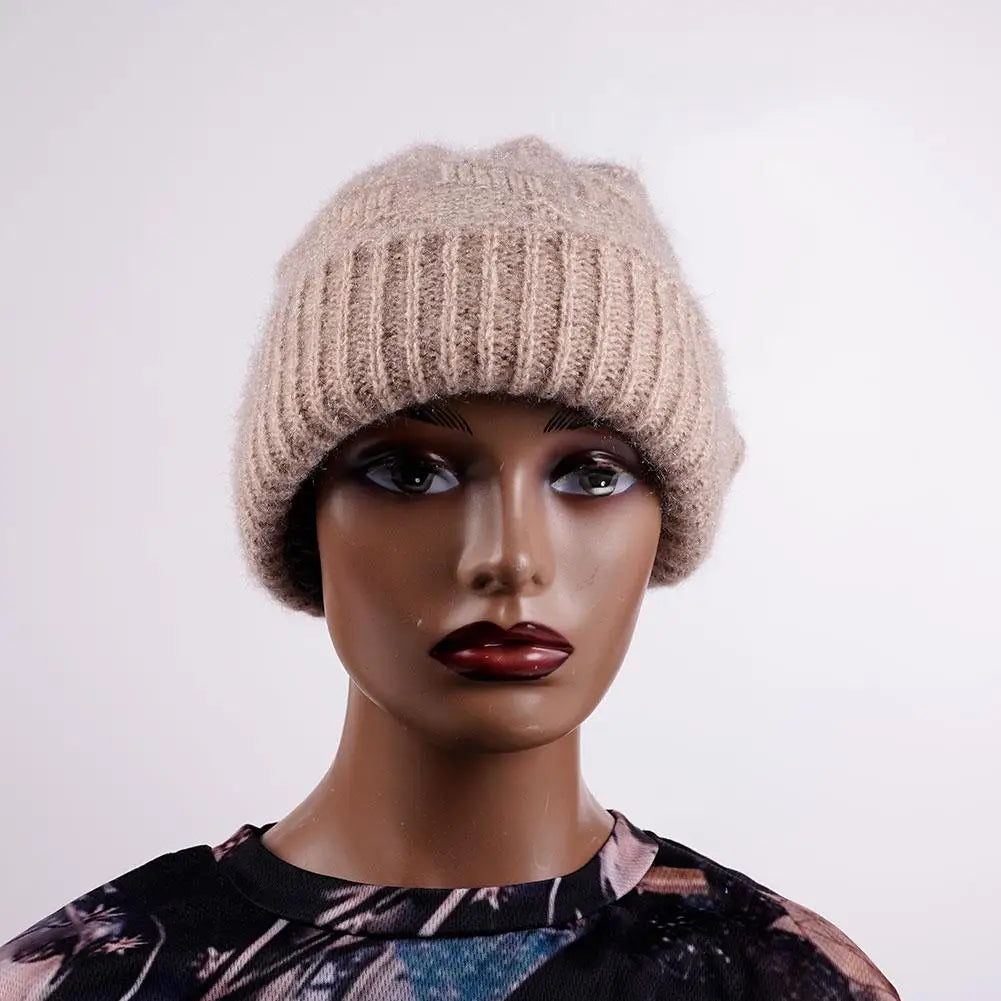Fashion Winter Warm Hats for Women Casual Stacking Knitted Bonnet Caps Men Hats Solid Color Hip Hop Unisex Female Beanies