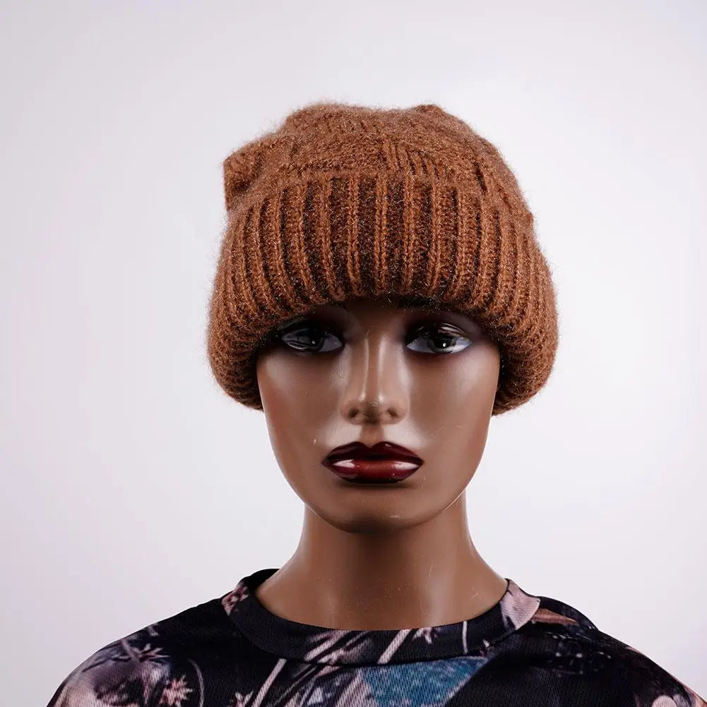 Fashion Winter Warm Hats for Women Casual Stacking Knitted Bonnet Caps Men Hats Solid Color Hip Hop Unisex Female Beanies