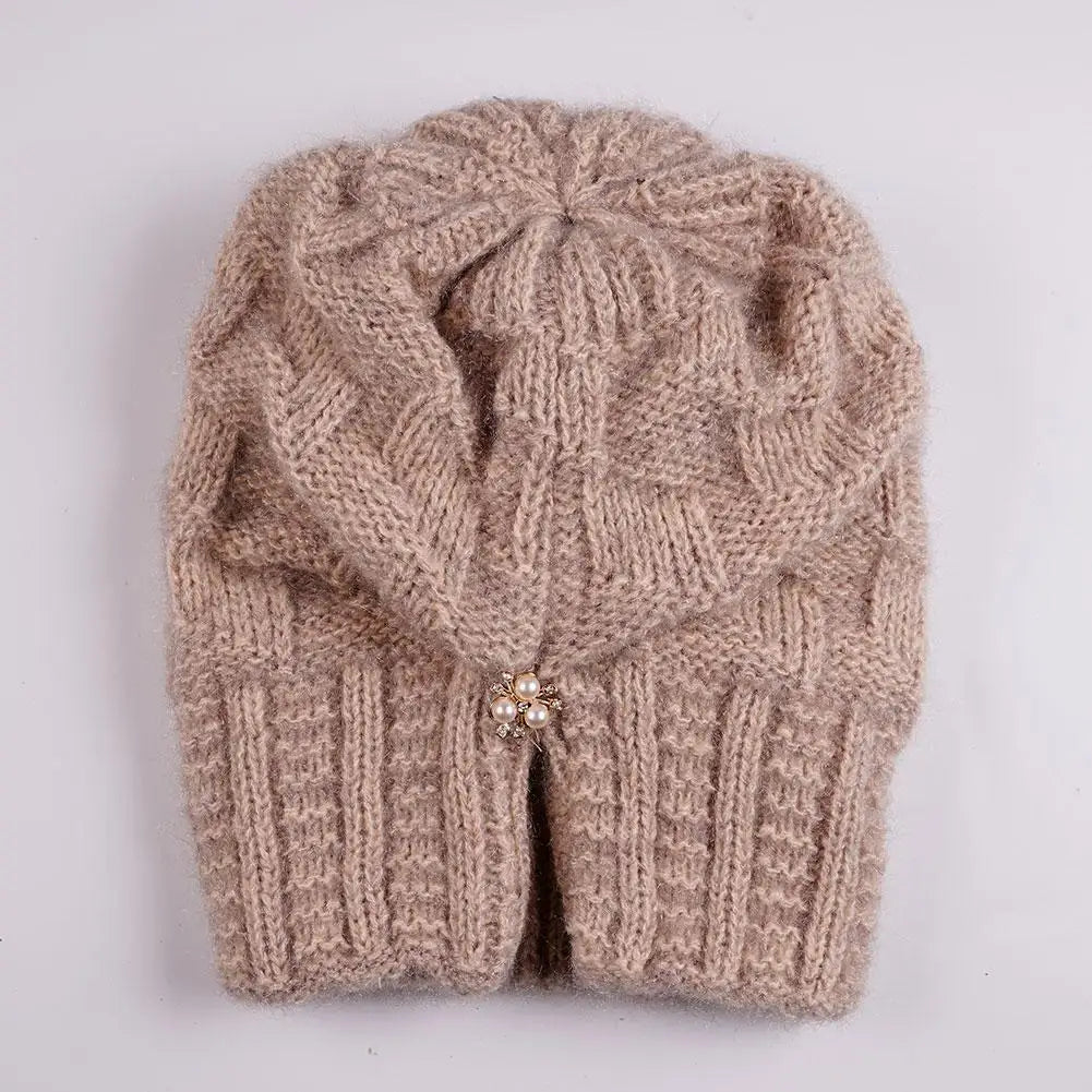 Fashion Winter Warm Hats for Women Casual Stacking Knitted Bonnet Caps Men Hats Solid Color Hip Hop Unisex Female Beanies