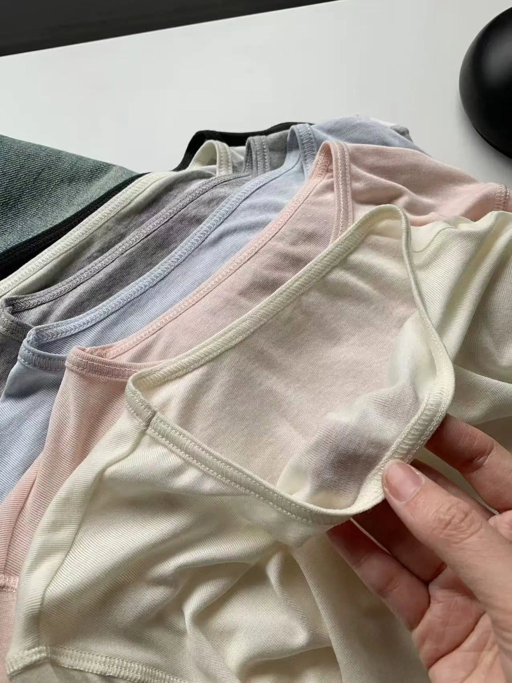 2026 Women Long Sleeve Thin T Shirts O-Neck Model Wool Slik Blending Tees Summer Pink Tops For Women Clothes