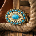 Western Style Plate Buckle Belt Metal Buckle One Belt Buckle