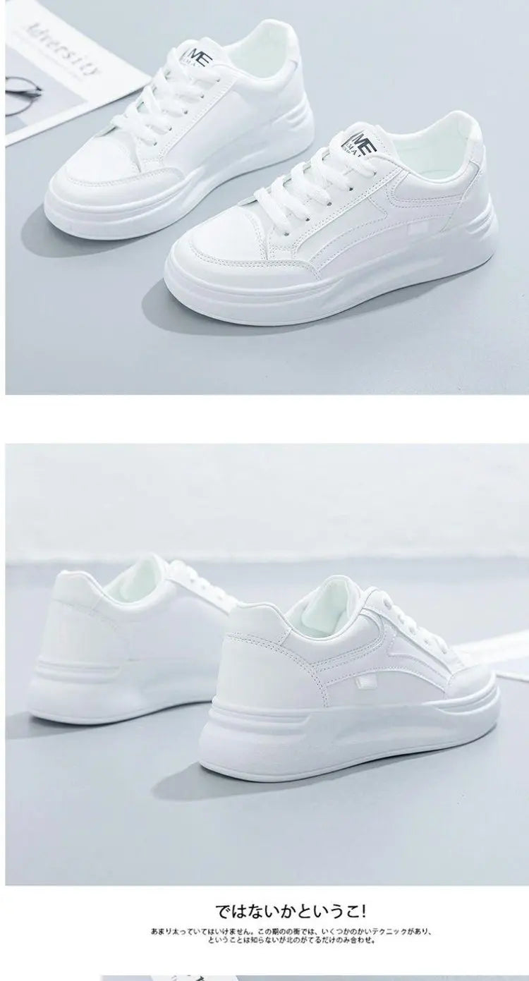 Fashion Women Shoes Summer Thick Sole White Sneaker Breathable Platform Tennis Women Running Shoes Female Casual Sneaker Zapatos