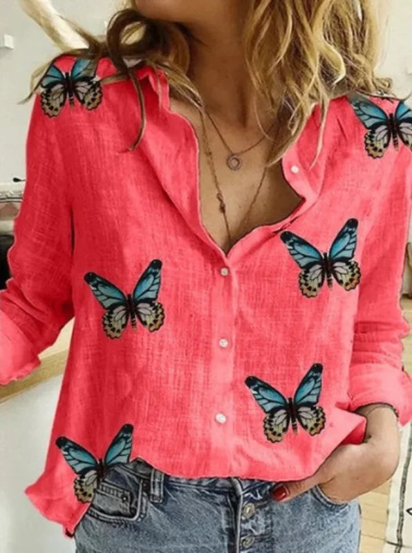Vintage Cotton Linen Casual Tops Tees Spring Autumn Y2k Tshirt Woman Clothing Fashion T-Shirt Clothes Streetwear T Shirts Women