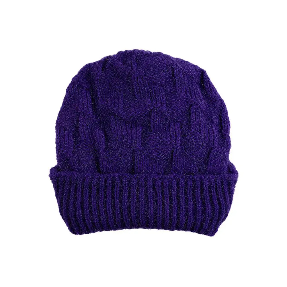 Fashion Winter Warm Hats for Women Casual Stacking Knitted Bonnet Caps Men Hats Solid Color Hip Hop Unisex Female Beanies