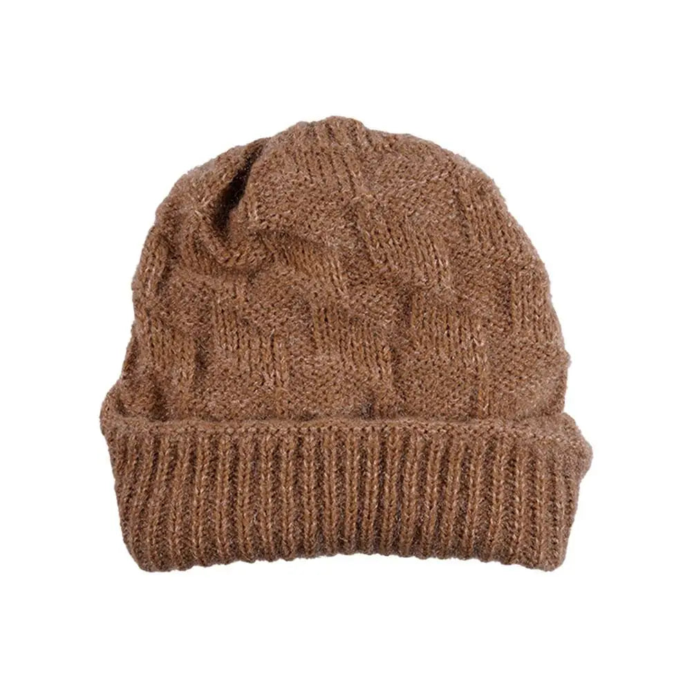 Fashion Winter Warm Hats for Women Casual Stacking Knitted Bonnet Caps Men Hats Solid Color Hip Hop Unisex Female Beanies