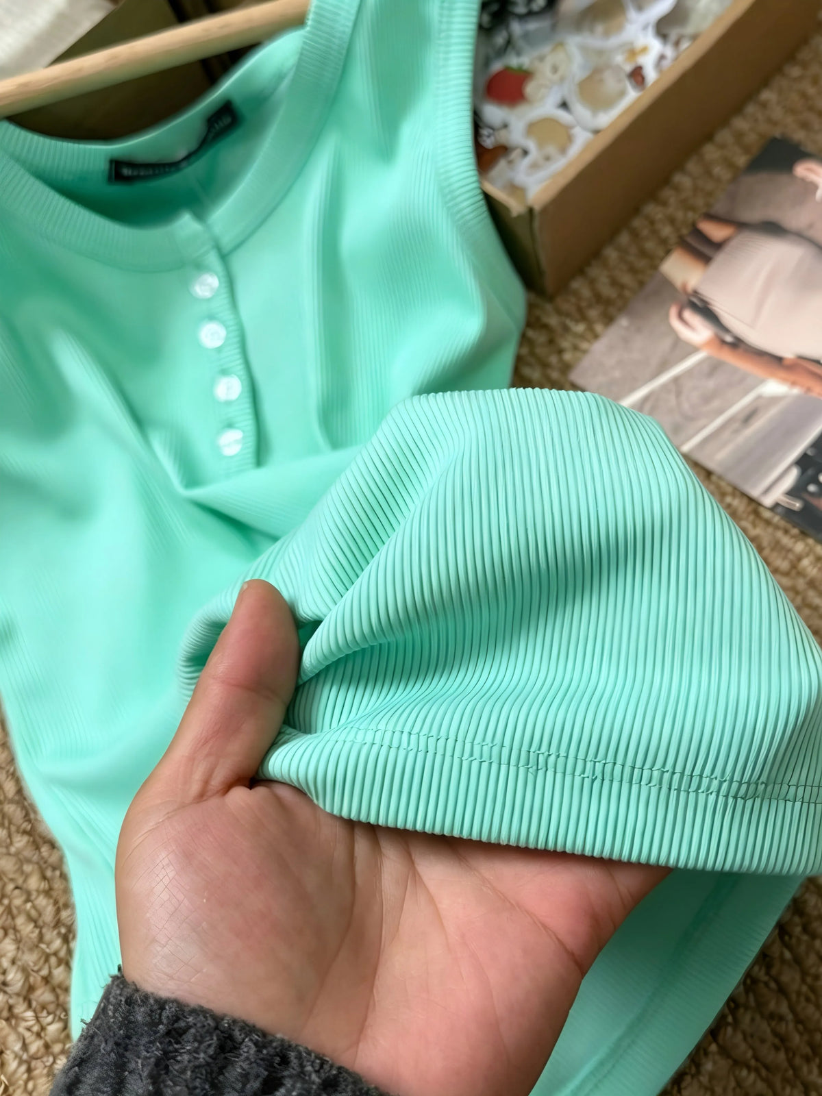 Ribbed Button Tank Tops Women Summer Casual Streetwear Slim Cotton Sleeveless Vests Female Vintage Simple Basic Vest Y2K