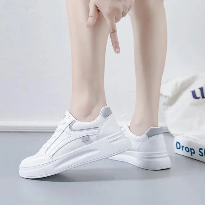 Fashion Women Shoes Summer Thick Sole White Sneaker Breathable Platform Tennis Women Running Shoes Female Casual Sneaker Zapatos