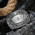 Western style plate buckle belt metal buckle one belt buckle