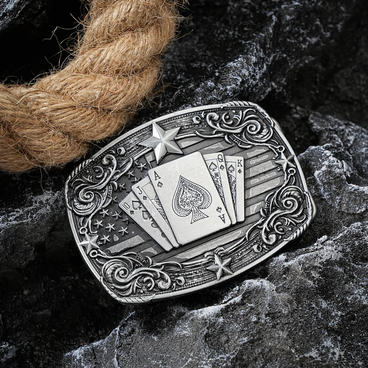 Western style plate buckle belt metal buckle one belt buckle